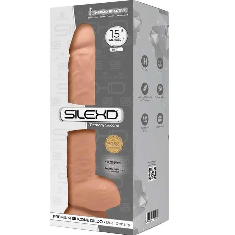 Gode Réaliste Silicone Double Densité Ventouse