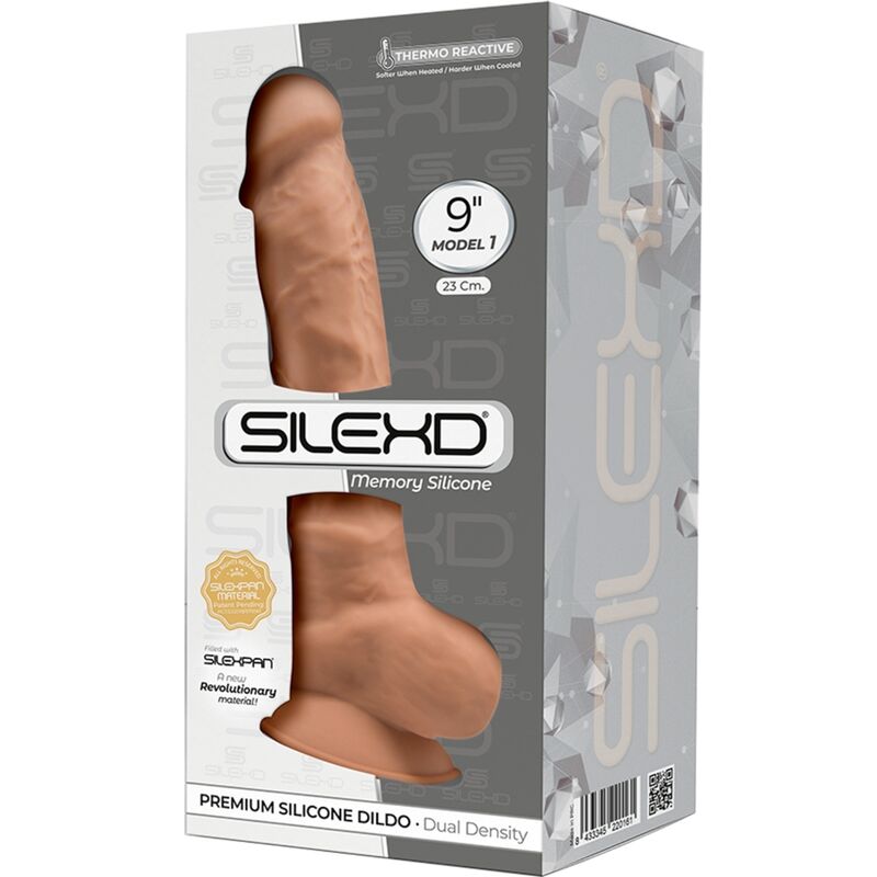 Gode Réaliste Silicone Caramel Ventouse 23Cm