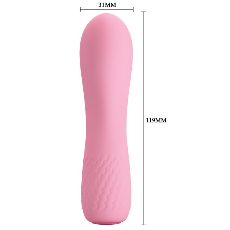 Vibromasseur Point G Silicone Rose Rechargeable