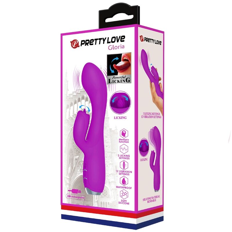 Vibromasseur Lapin Silicone Violet Point G Imperméable