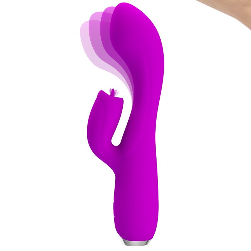 Vibromasseur Lapin Silicone Violet Point G Imperméable