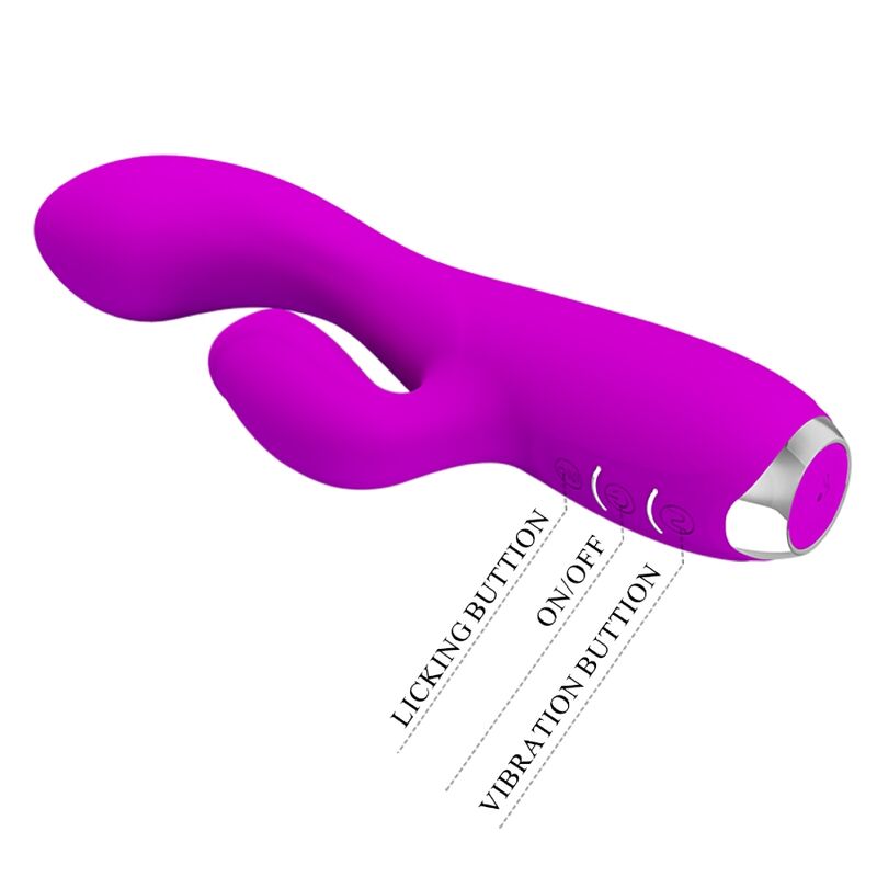 Vibromasseur Lapin Silicone Violet Point G Imperméable