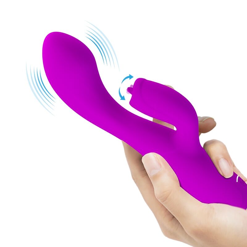 Vibromasseur Lapin Silicone Violet Point G Imperméable