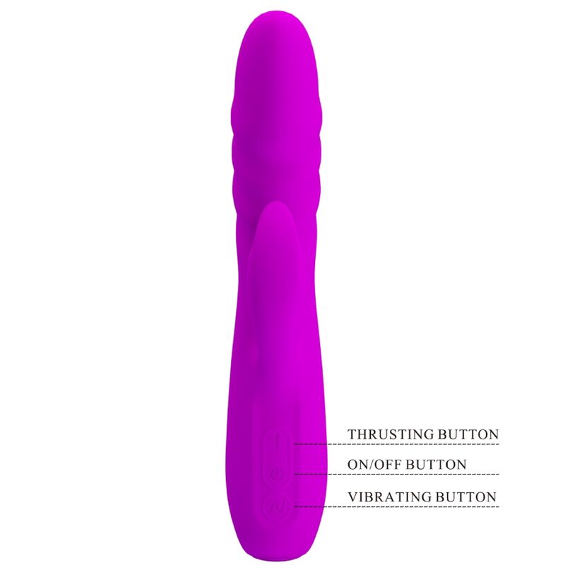 Vibromasseur Rabbit Rechargeable Silicone Violet