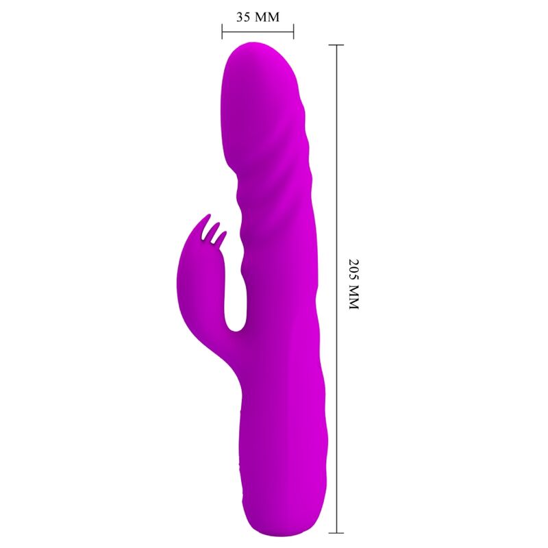 Vibromasseur Rabbit Rechargeable Silicone Violet