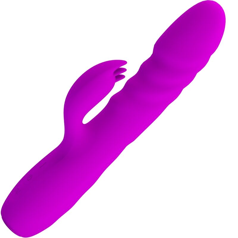 Vibromasseur Rabbit Rechargeable Silicone Violet