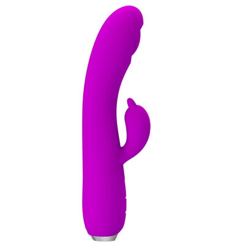 Vibromasseur Rabbit Silicone Violet Rechargeable