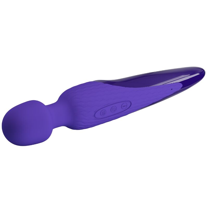 Vibromasseur Chauffant En Silicone Violet