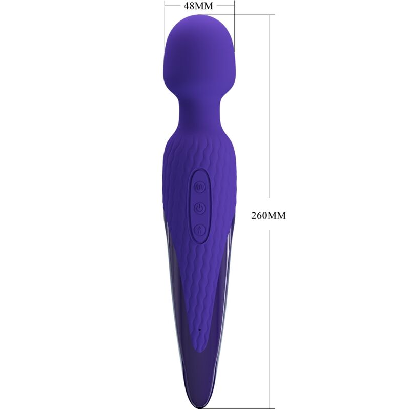 Vibromasseur Chauffant En Silicone Violet