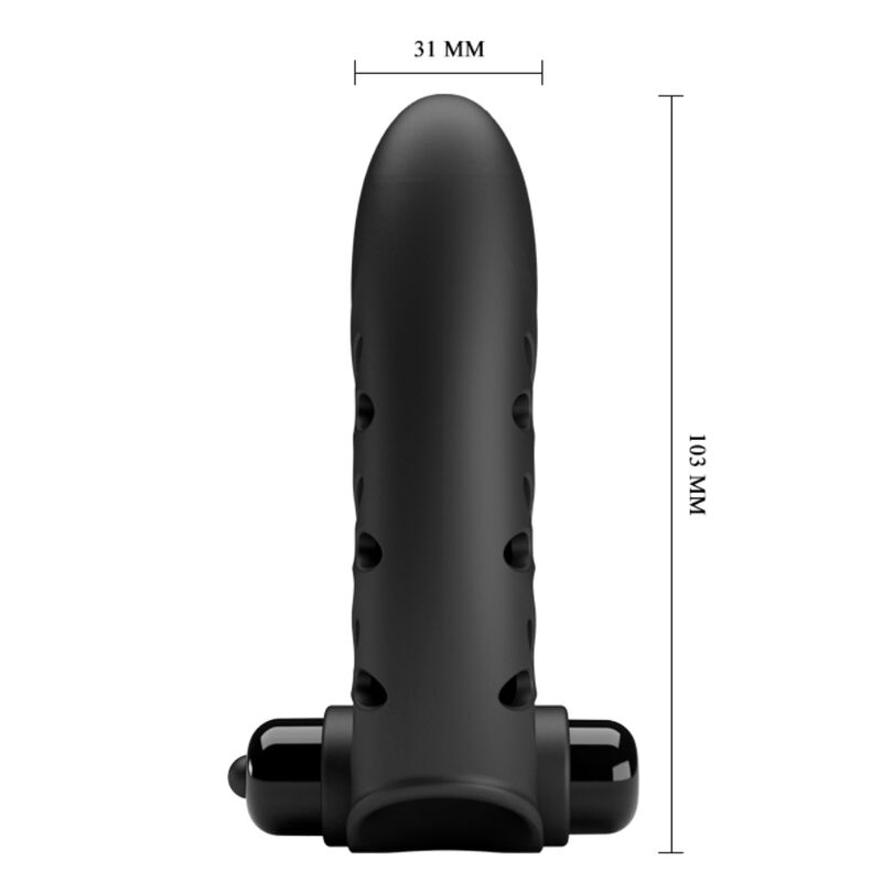 Vibromasseur Lapin Silicone Noir 10 Vibrations