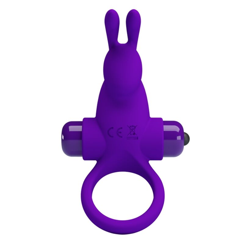 Anneau Vibrant En Silicone Violet 10 Fonctions