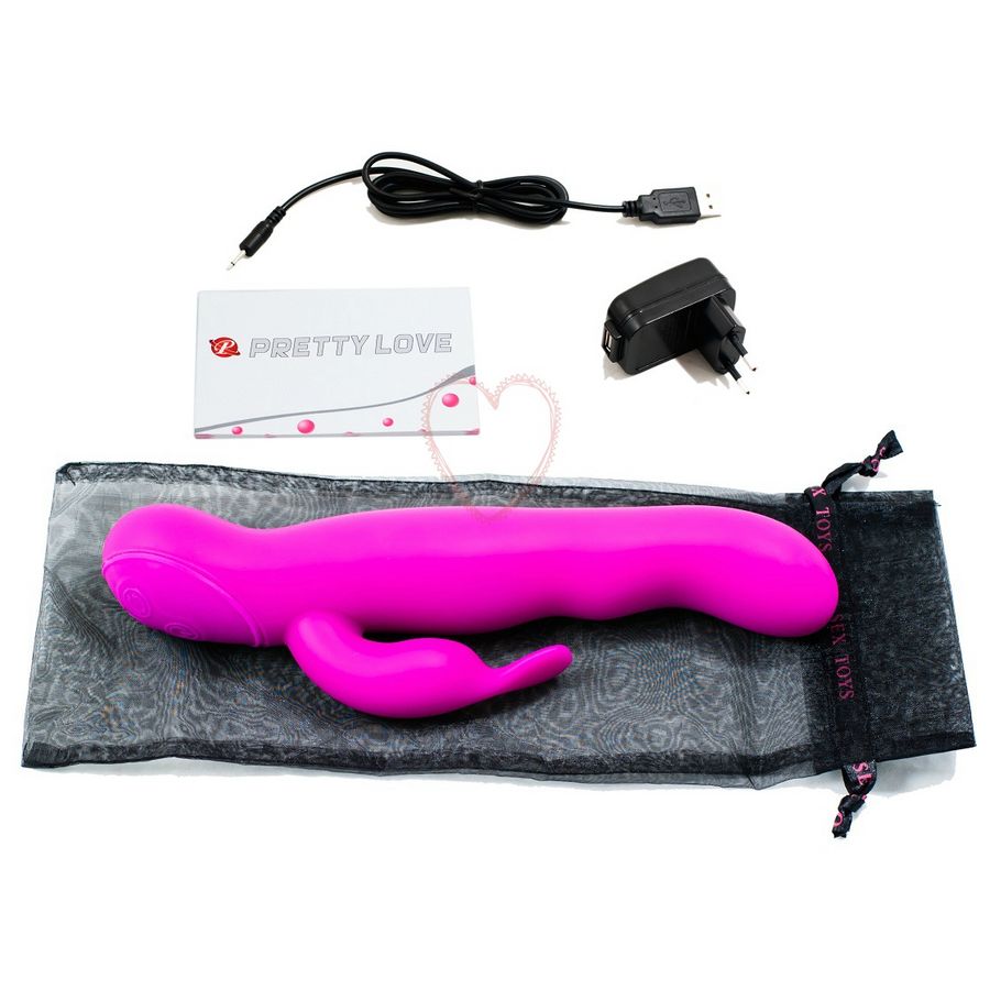 Vibromasseur Rotatif Lilas En Silicone Fda