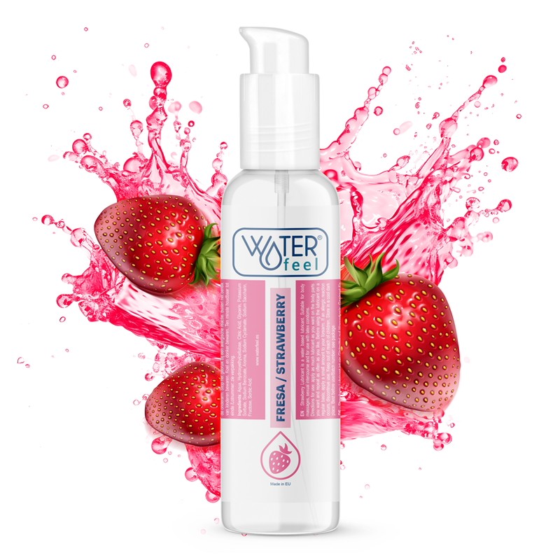 Lubrifiant Intime Saveur Fraise À Base D'Eau