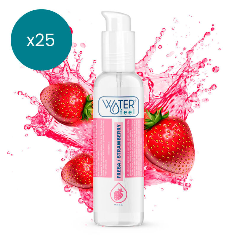 Lubrifiant Intime Saveur Fraise Longue Durée