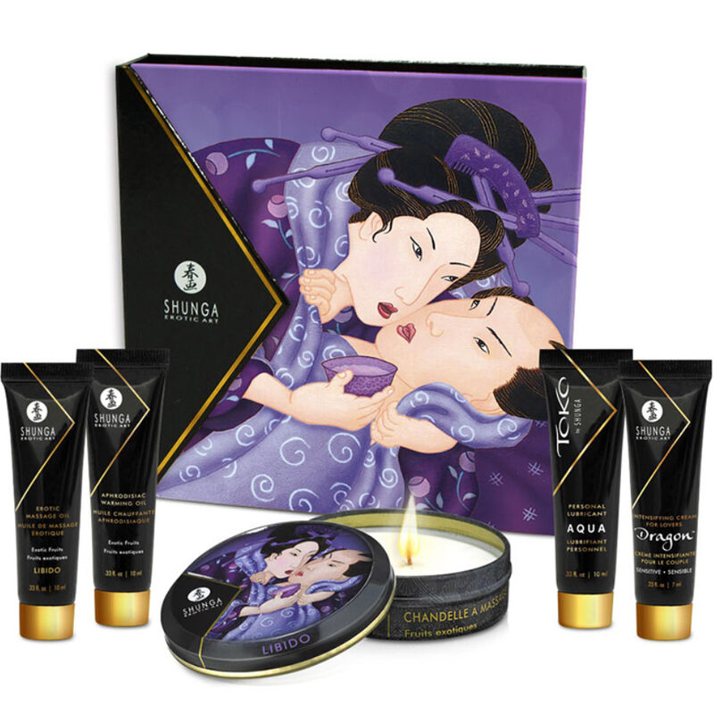 Coffret Cosmétique Érotique Shunga Pour Couples