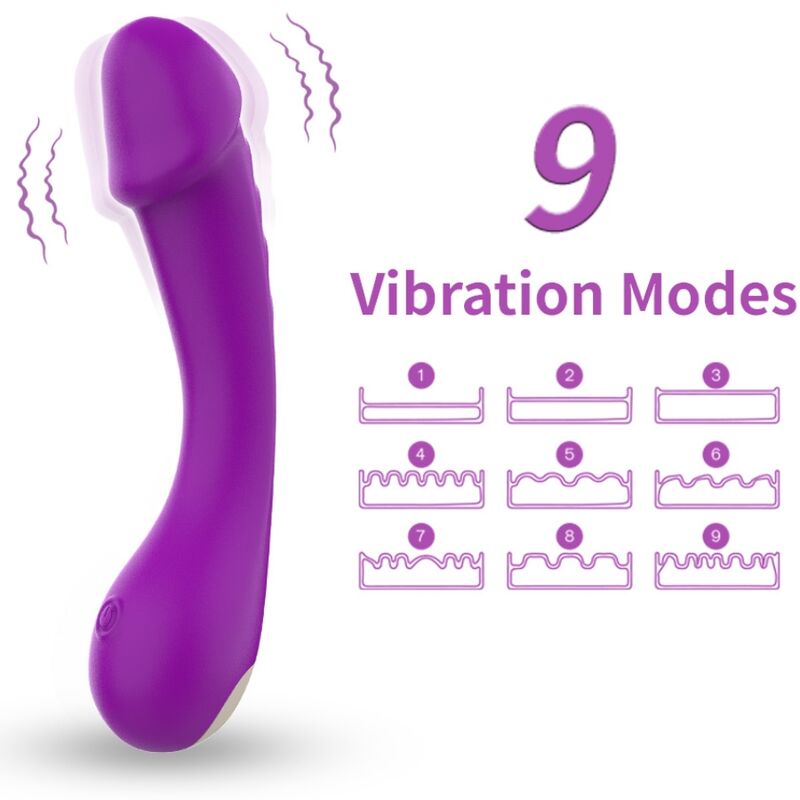 Vibromasseur Étanche Silicone Médical Point G