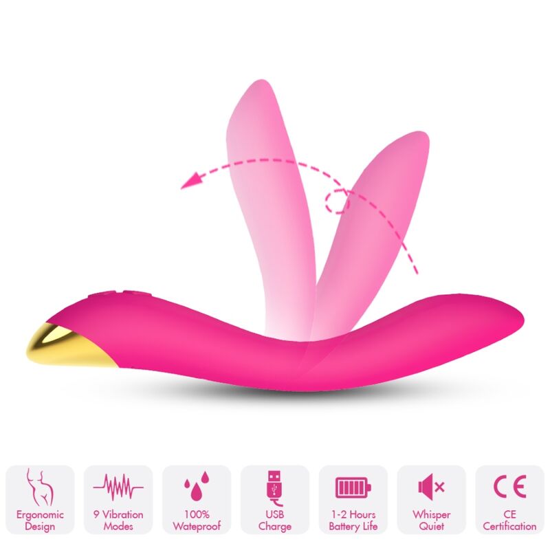 Vibromasseur Étanche Silicone Médical Point G