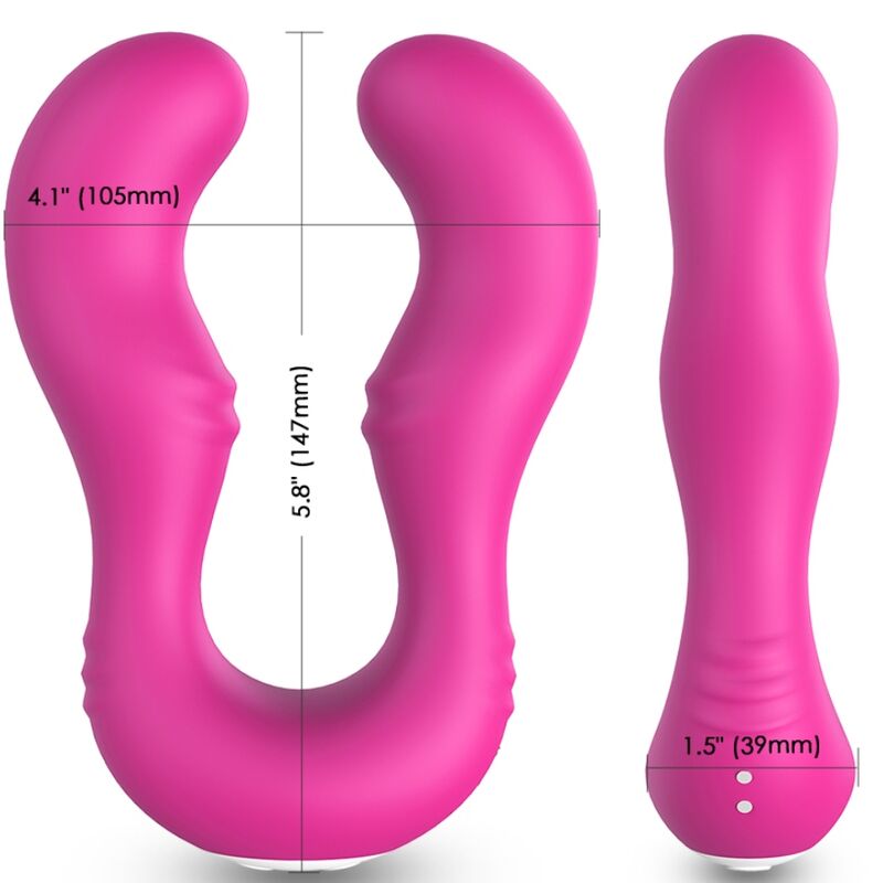 Vibromasseur Étanche Silicone Médical Rechargeable