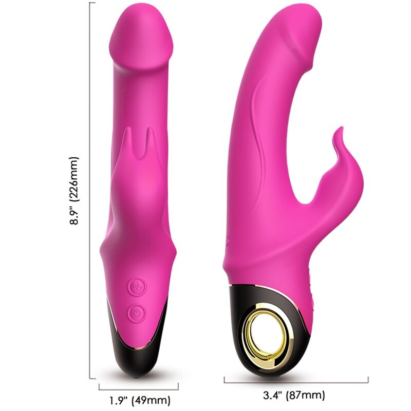 Vibromasseur Étanche Silicone Ergonomique Rechargeable