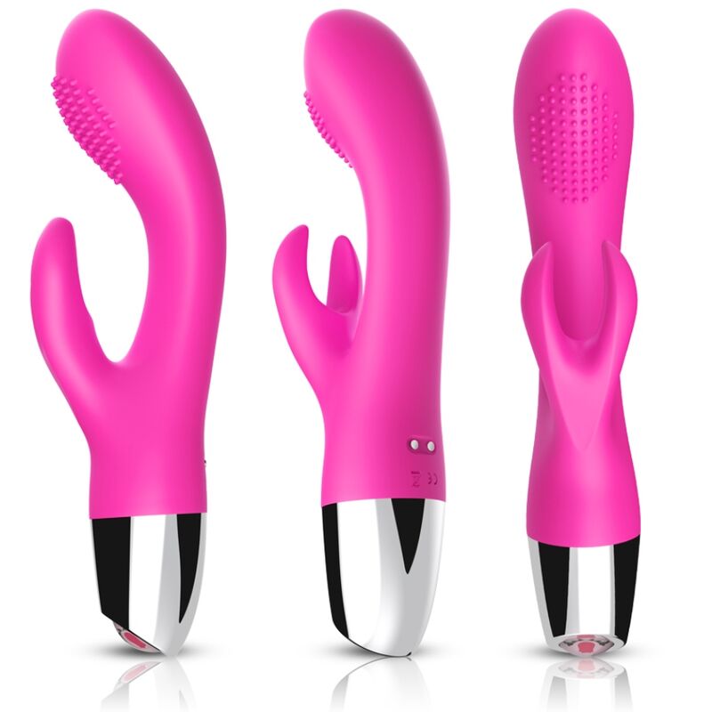 Vibromasseur Silicone Étanche Double Stimulation