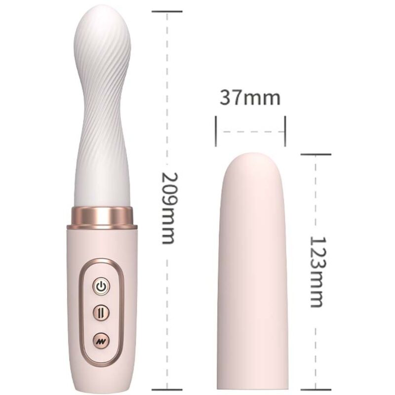 Vibromasseur Silicone Médical Étanche Rechargeable