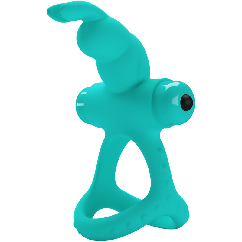 Cockring Vibrant En Silicone Vert Pour Stimulation Clitoridienne