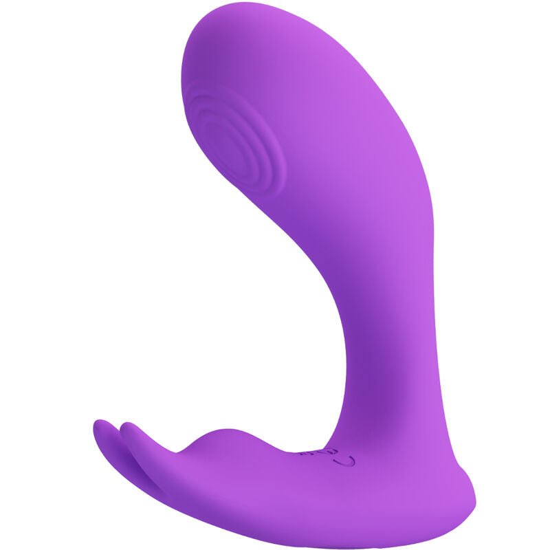 Vibromasseur Télécommandé Silicone Violet Rechargeable