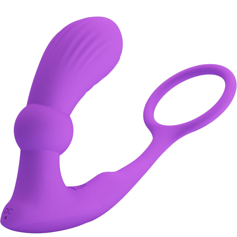 Cockring Vibrant Télécommandé En Silicone Violet