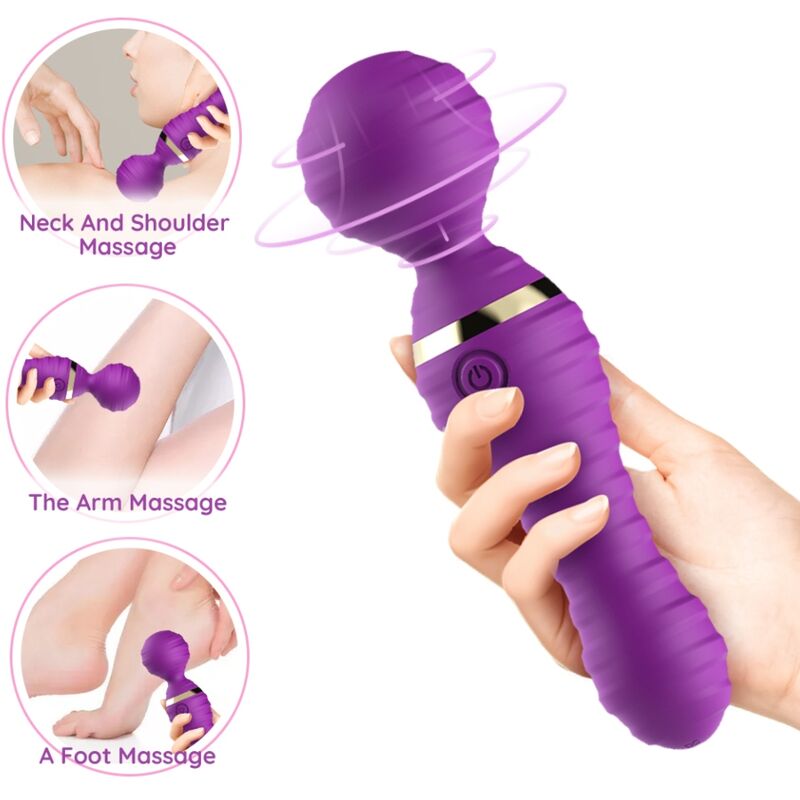 Vibromasseur Étanche Silicone Médical Rechargeable