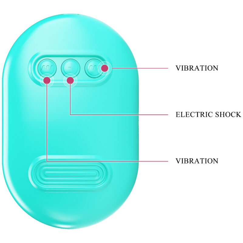 Pinces À Tétons Électrostimulation Silicone Bleu