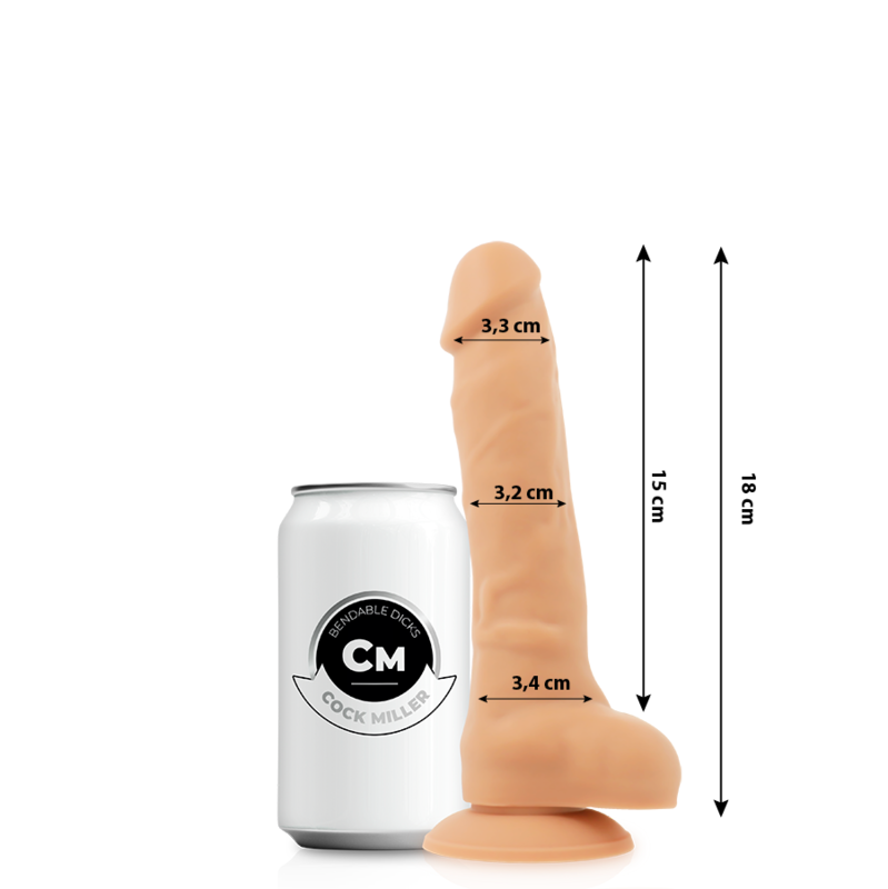 Gode Articulé En Silicone Double Densité Hypoallergénique