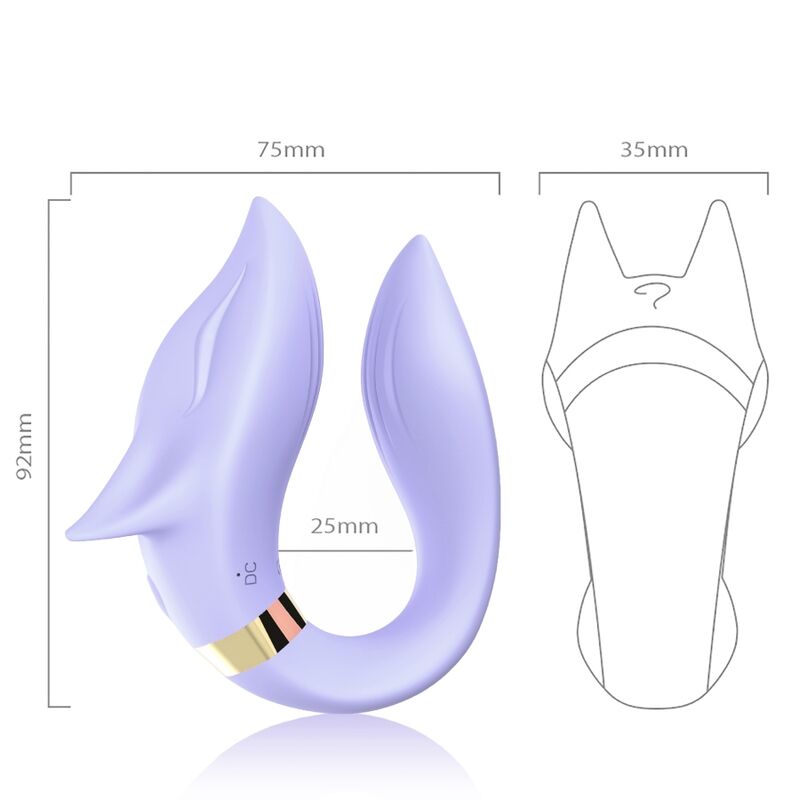 Vibromasseur Couples Étanche Silicone Rechargeable