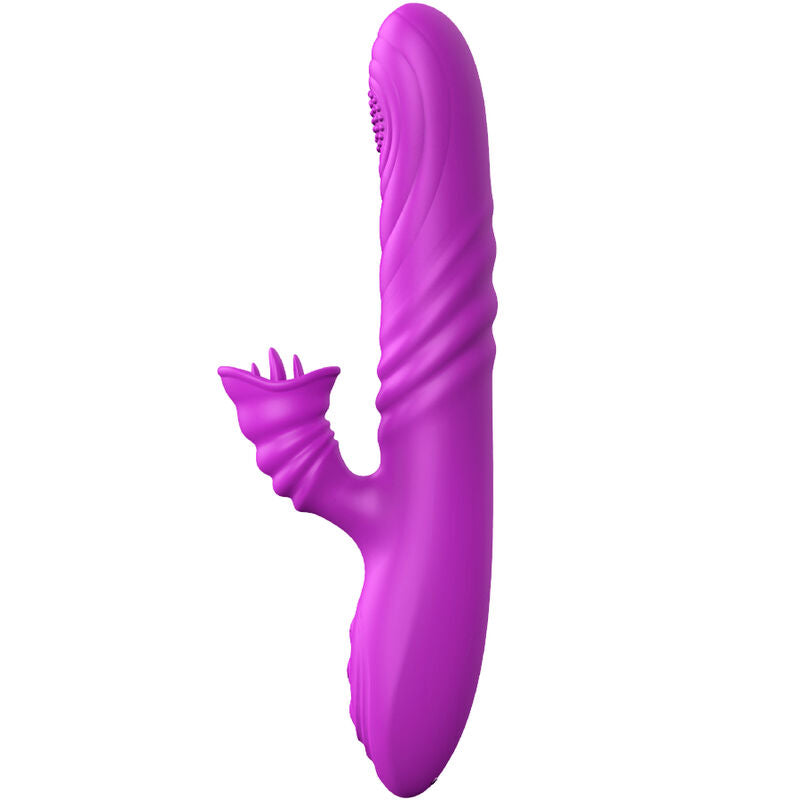 Vibromasseur Violet Silicone Chauffant Armony