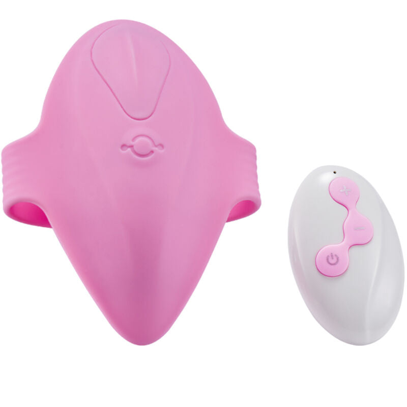 Stimulateur Vibromasseur Télécommandé Silicone Fuchsia