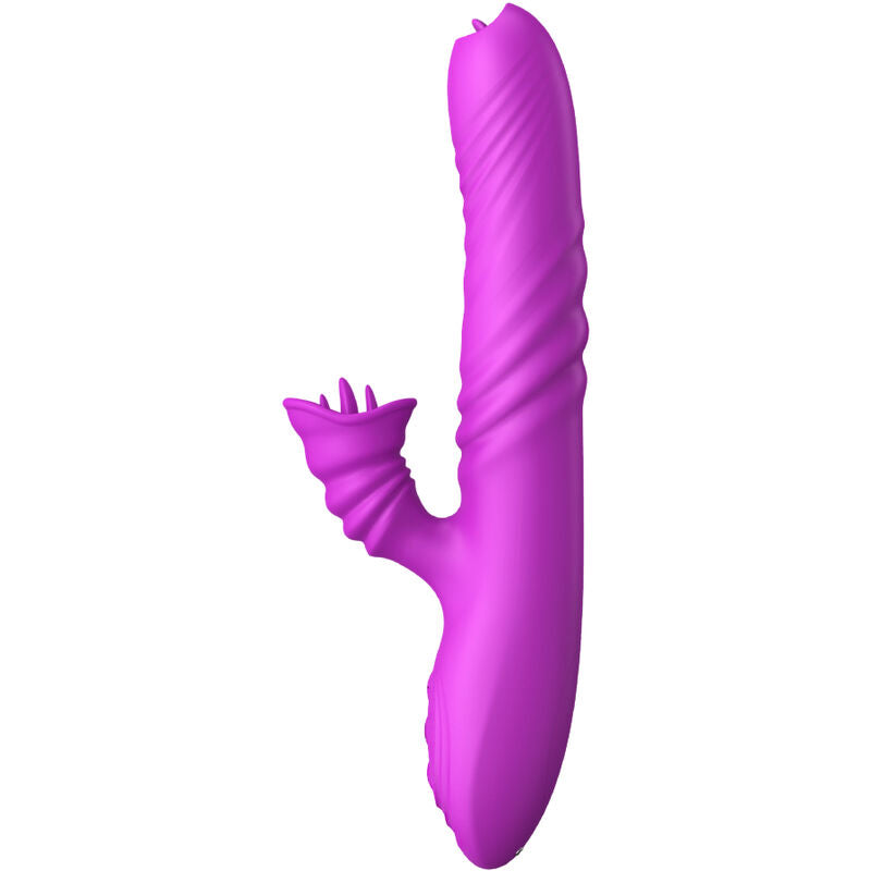 Vibromasseur Violet Chauffant En Silicone Armony