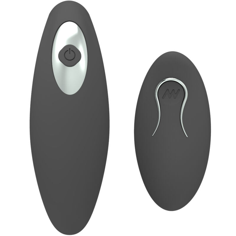 Vibromasseur Couple Silicone Noir Télécommande