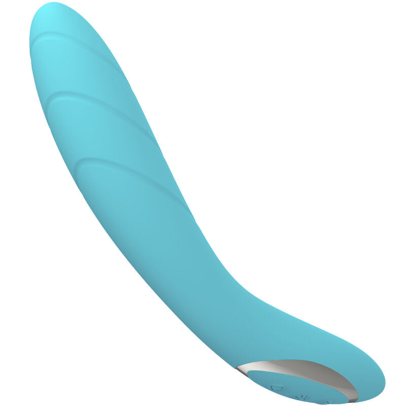 Vibromasseur Élégant Bleu Étanche Rechargeable