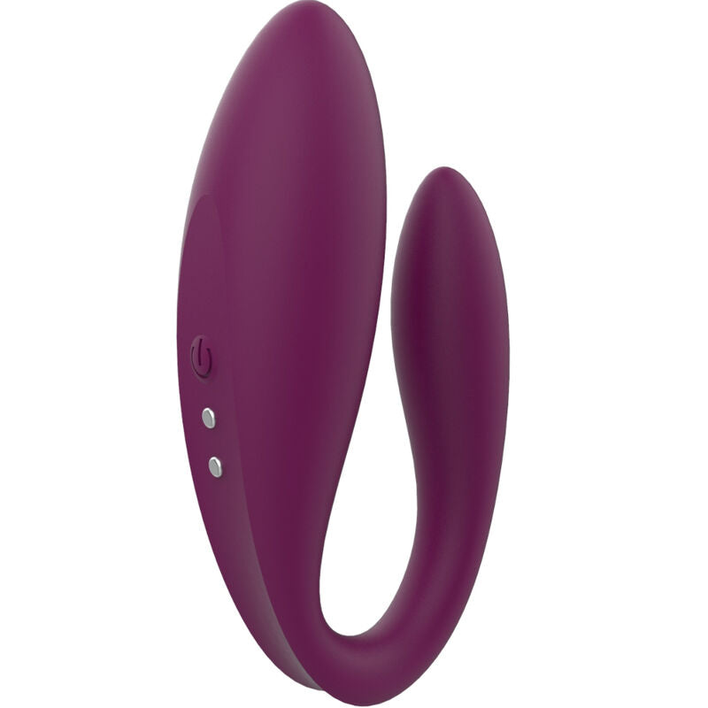 Vibromasseur Couple Télécommande Silicone Violet