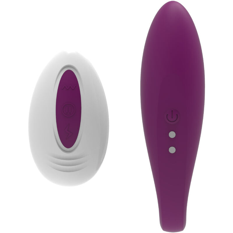 Vibromasseur Couple Télécommande Silicone Violet