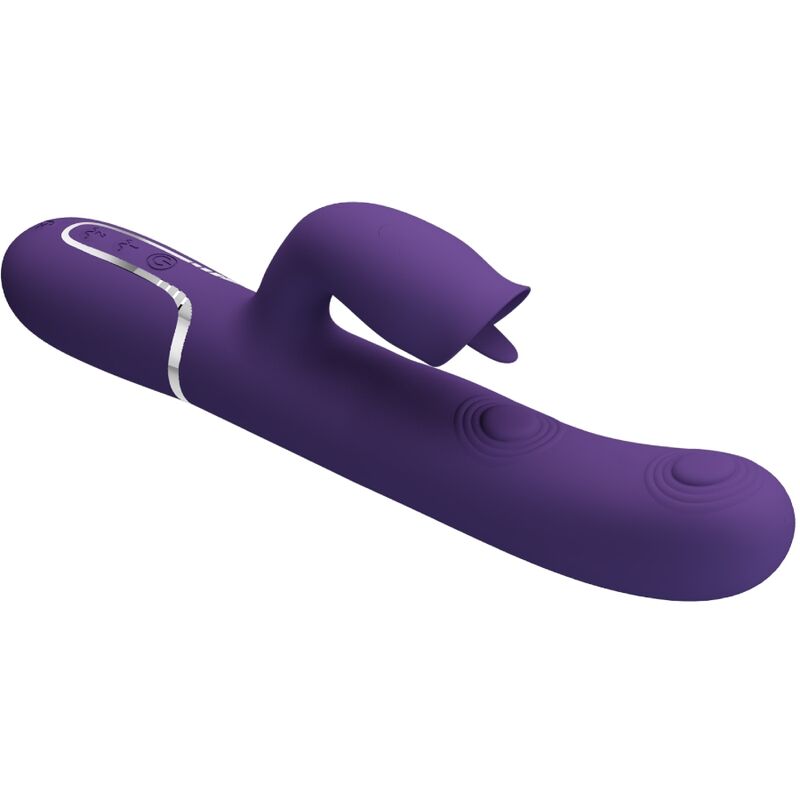 Vibromasseur Rabbit Silicone Violet Étanche