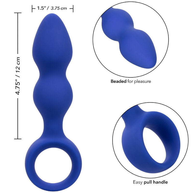 Sonde Perlée En Silicone Pour Plaisir Anal