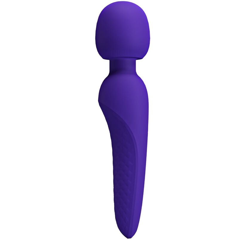 Vibromasseur Silicone Étanche Violet Rechargeable