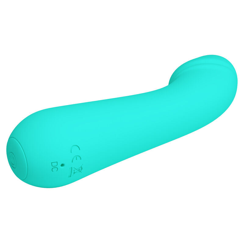 Vibromasseur Point G Silicone Vert Aqua