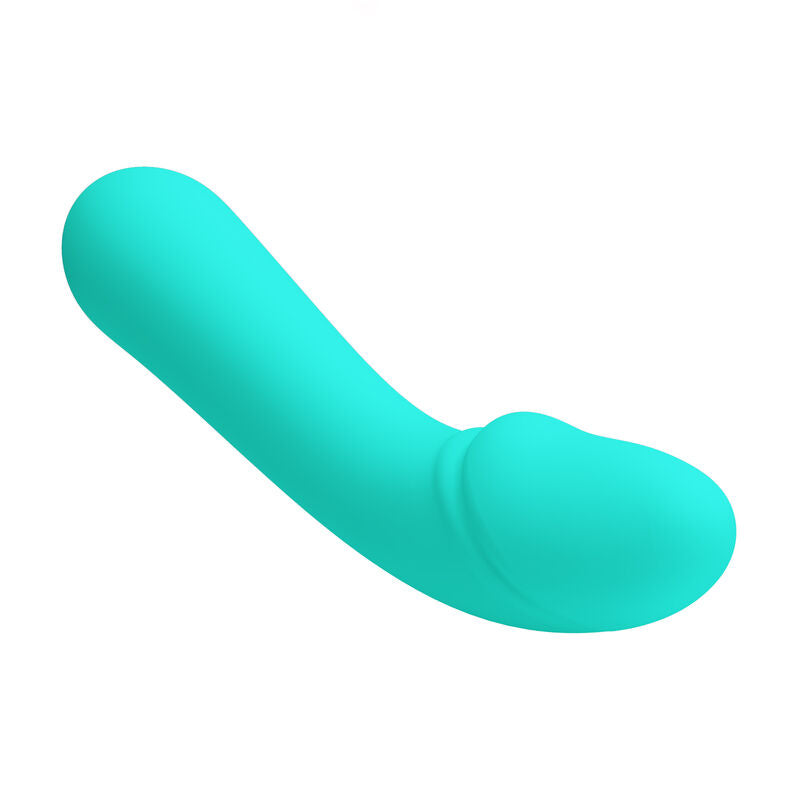 Vibromasseur Point G Silicone Vert Aqua