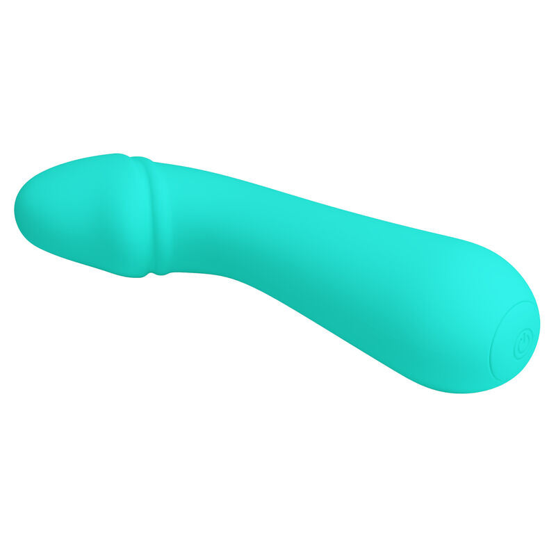 Vibromasseur Point G Silicone Vert Aqua