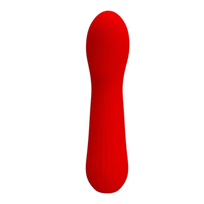 Vibromasseur Point G Silicone Rouge Rechargeable