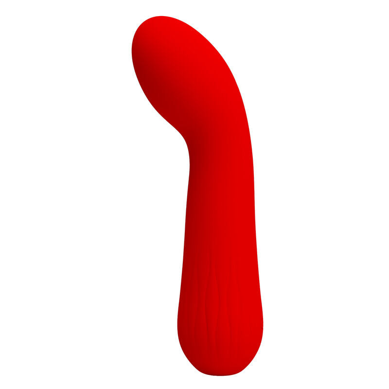 Vibromasseur Point G Silicone Rouge Rechargeable