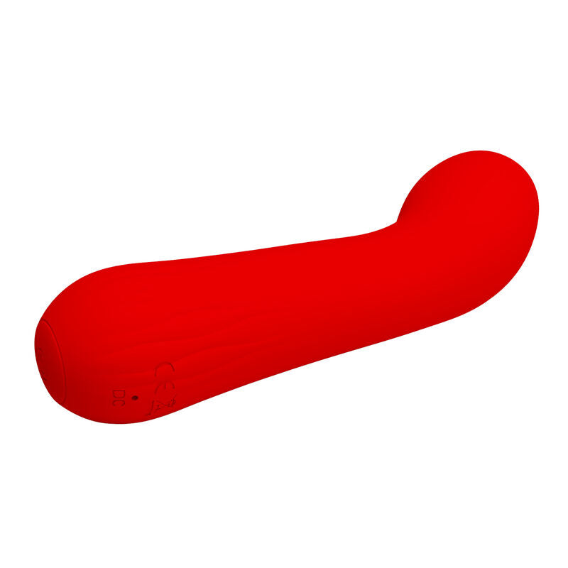 Vibromasseur Point G Silicone Rouge Rechargeable