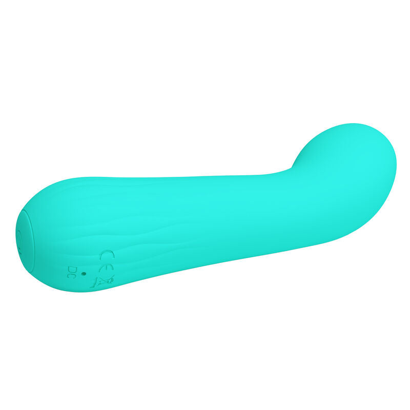 Vibromasseur Point G Silicone Vert Aqua