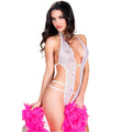 CHILIROSE - BODY CROTCHLESS CR 3507 BLANC